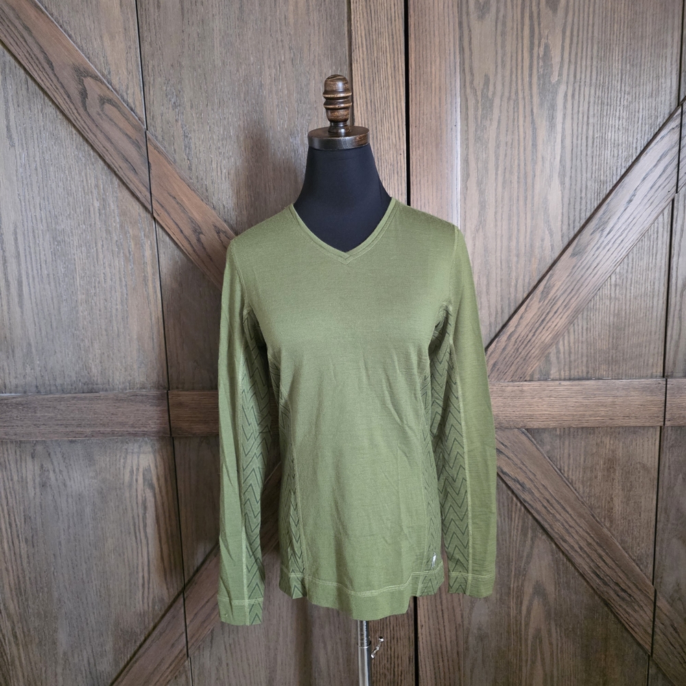 Smartwool Patterned V Neck Sweater - image 2